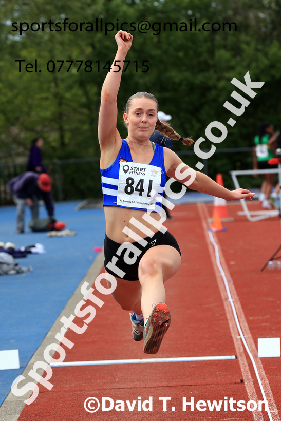 Triple Jumb, 2026 North Eastern Track and Field Champs, Shildon, County Durham. Photo: David T. Hewitson/Sports for All Pics